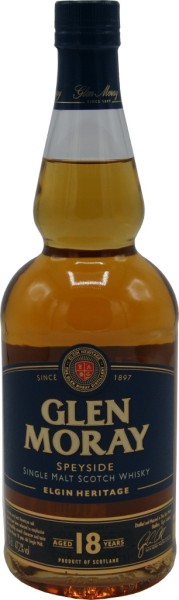 Glen Moray Whisky 18 Jahre 0,7l