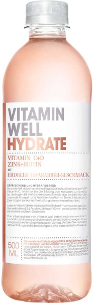 Vitamin Well Hydrate Wellnessdrink 0,5 Liter