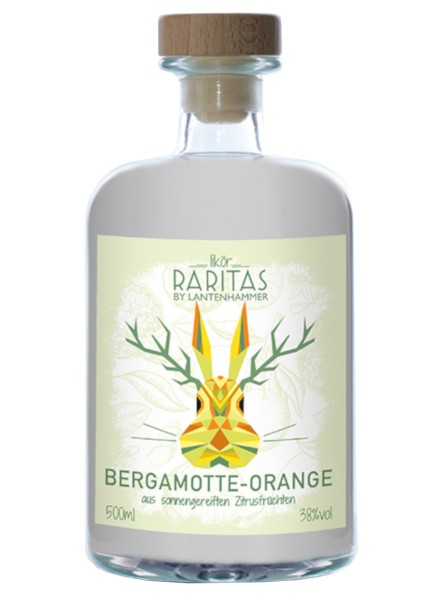 Lantenhammer Raritas Bergamotte- Orange Likör 0,5 Liter