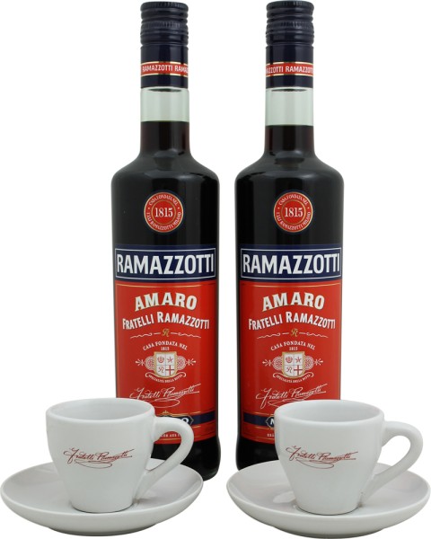 Ramazzotti Geschenkset mit 2 Espressotassen