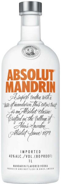 Absolut Vodka Mandrin 1 l