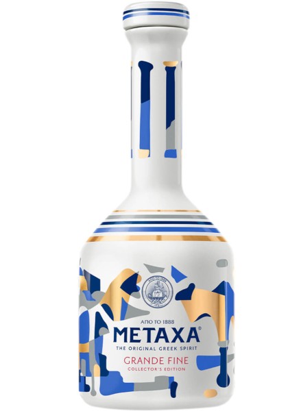 Metaxa Grand Fine 0,7 Liter in Porzellanflasche