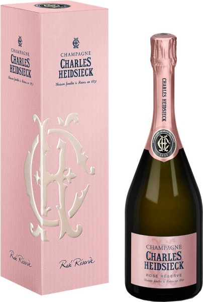 Champagne Charles Heidsieck Rose Reserve 0,75l in Geschenkverpackung