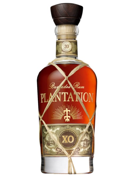Plantation Barbados Extra Old Rum 0,7 Liter mit 2 Gläsern