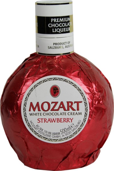 Mozart Chocolate Cream Liqueur Strawberry 0,5 Liter