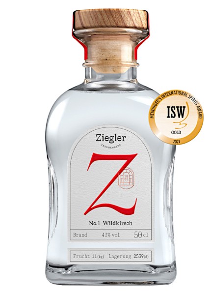 Ziegler No. 1 Wildkirschbrand 0,5 Liter