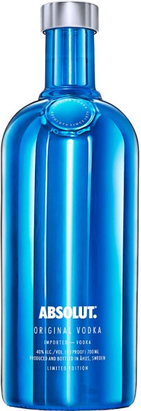 Absolut Vodka Electrik Blau 0,7l