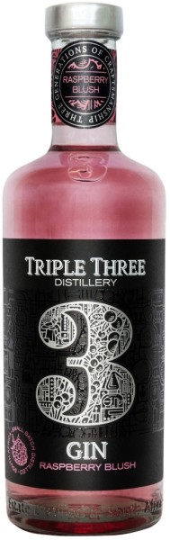 Triple Three Raspberry Blush Gin 0,5 Liter