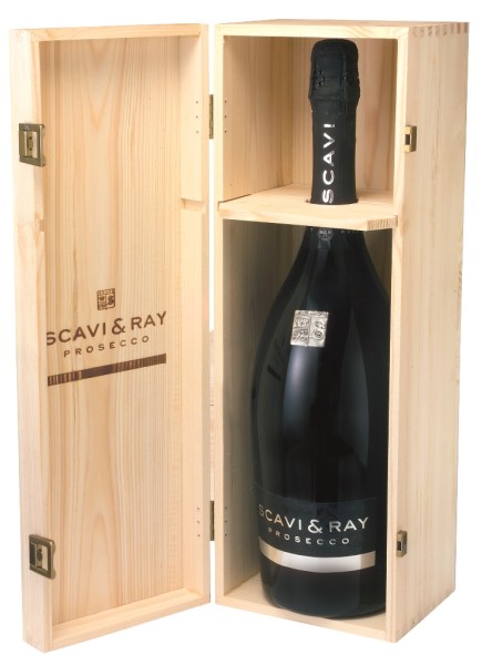 Scavi & Ray Prosecco Spumante Magnum in Holzbox