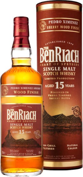 Ben Riach Whisky Pedro Ximenez 15 Jahre 0,7l