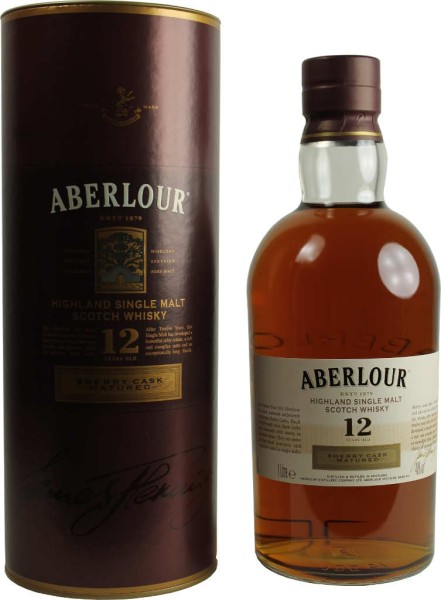 Aberlour Whisky Sherry Cask 12 Jahre 1l