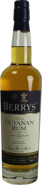 Berry&#039;s Own Finest Guyanan Rum 15 Jahre 0,7L