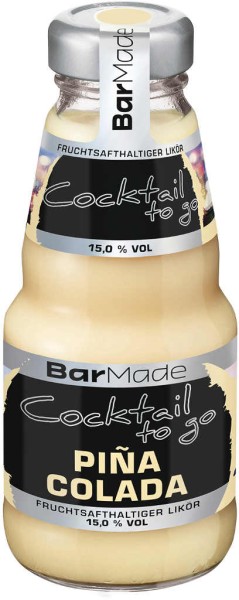 BarMade Cocktail Pina Colada 0,2 Liter