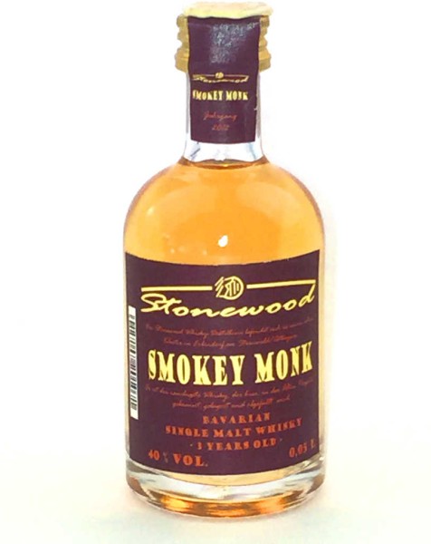 Stonewood Whisky Smokey Monk Mini 0,05 Liter