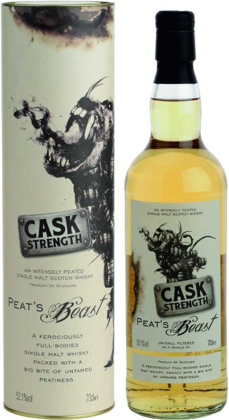 Peat's Beast Cask Strength Whisky 0,7 l