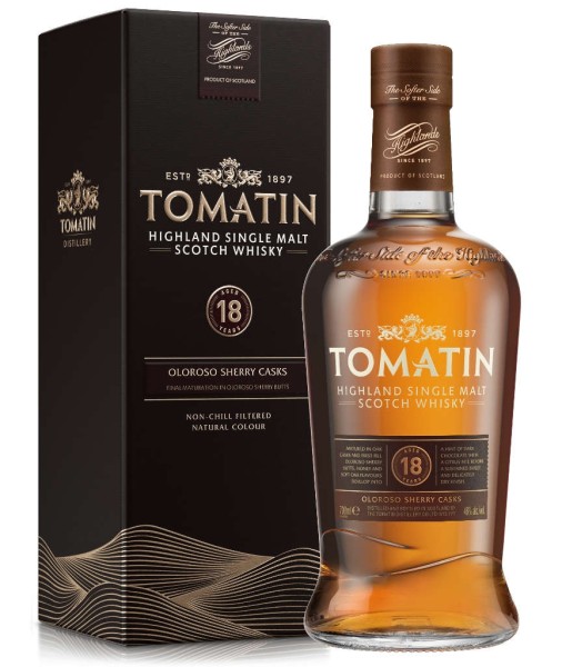 Tomatin Whisky 18 Jahre 0,7 Liter