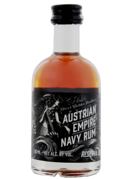 Austrian Empire Navy Rum Reserva 1863 Miniatur 0,05 Liter
