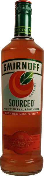 Smirnoff Sourced Ruby Red Grapefruit 0,7l