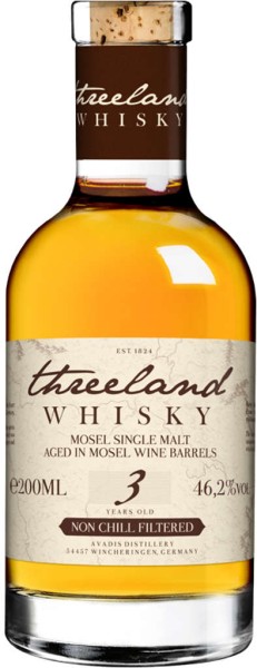 Threeland Whisky 3 Jahre Mosel Wine Finish 0,2 Liter