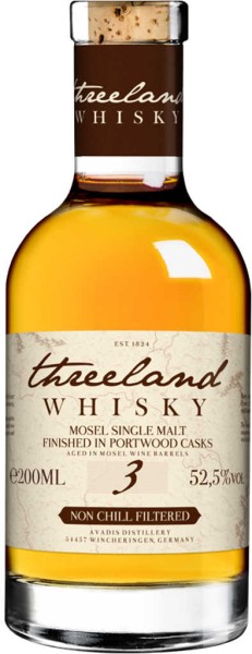 Threeland Whisky 3 Jahre Portwood Finish 0,2l