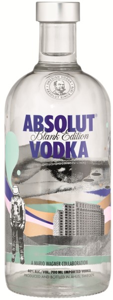 Absolut Vodka blank Edition Wagner