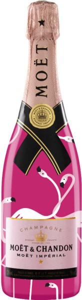Moet &amp; Chandon Champagner Rose Imperial Pink Flamingo 0,75 Liter