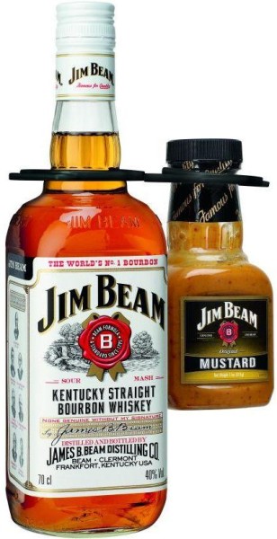 Jim Beam mit Honig-Senf Sauce