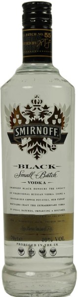 Smirnoff Vodka Black Label 0,7l