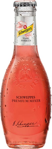 Schweppes Premium Tonic Hibiscus 0,2 Liter