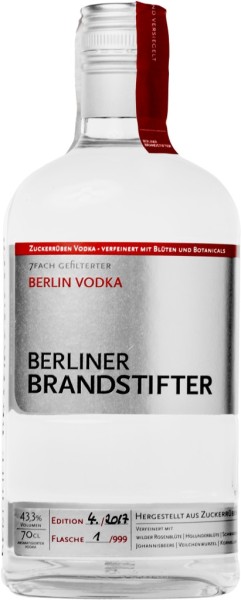 Berliner Brandstifter Vodka 0,7 Liter