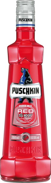 Puschkin Vodka Red Orange 1l
