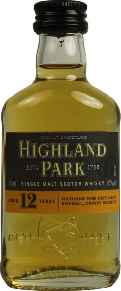 Highland Park Whisky 12 Jahre 0,05 Liter