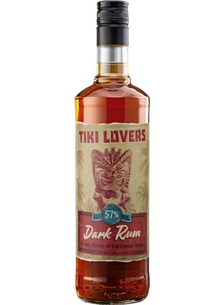 Tiki Lovers Dark Rum 0,7 Liter