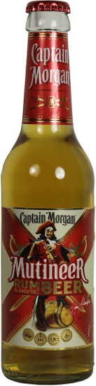 Captain Morgan Mutineer Flavoured Rum Beer 0,33l