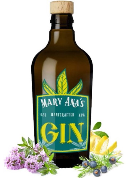 Mary Anas Hanfcrafted Gin 0,5 Liter