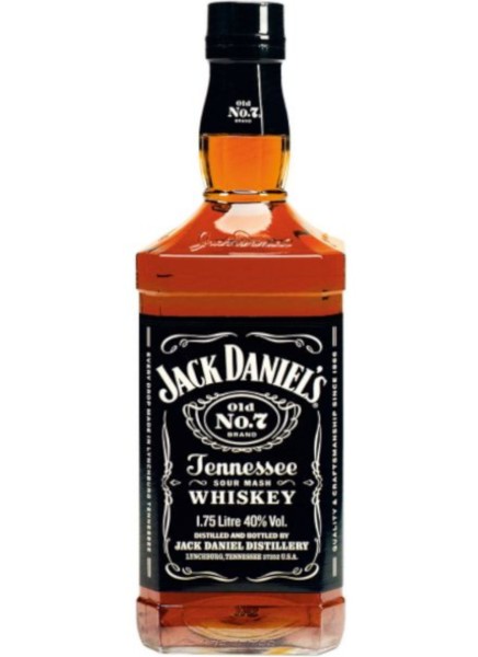 Jack Daniels Whiskey Black Label Old No.7 1,75 Liter