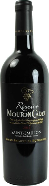Rothschild Mouton Cadet Reserve Saint-Emilion AOC 0,75 l