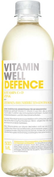 Vitamin Well Defense Wellnessdrink 0,5 Liter