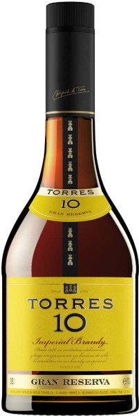 Torres 10 Gran Reserva Brandy 0,7 Liter