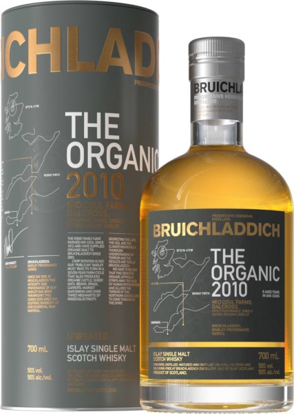 Bruichladdich Whisky The Organic 2010 0,7 Liter