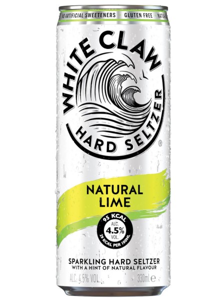 White Claw Hard Seltzer Natural Lime 0,33 Liter Dose