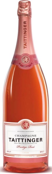 Taittinger Champagner Brut Rosé Prestige Jeroboam 3 Liter