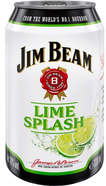 Jim Beam Lime Splash Longdrink 0,33 Liter Dose