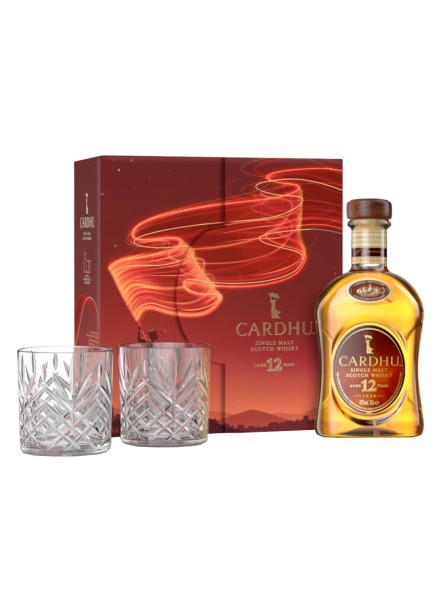 Cardhu Whisky 12 Jahre 0,7 Liter mit 2 Gläsern