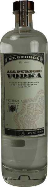 St. George Vodka All Purpose 0,7l