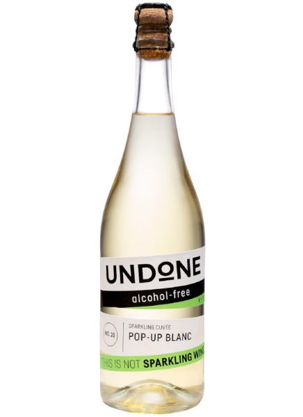 Undone No. 20 Pop-Up Blanc This is NOT Sparkling Wine! Alkoholfrei 0,7 Liter