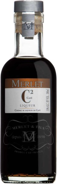 Merlet Liqueur C2 Cognac &amp; Cafe 0,2 Liter