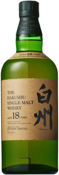 The Hakushu Whisky 18 Jahre 0,7 Liter