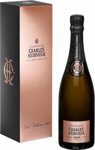 Champagne Charles Heidsieck Rose Vintage 2006 0,75 Liter in Geschenkverpackung