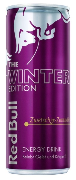 Red Bull Winter Edition Zwetschge-Zimtnelke 0,25 Liter